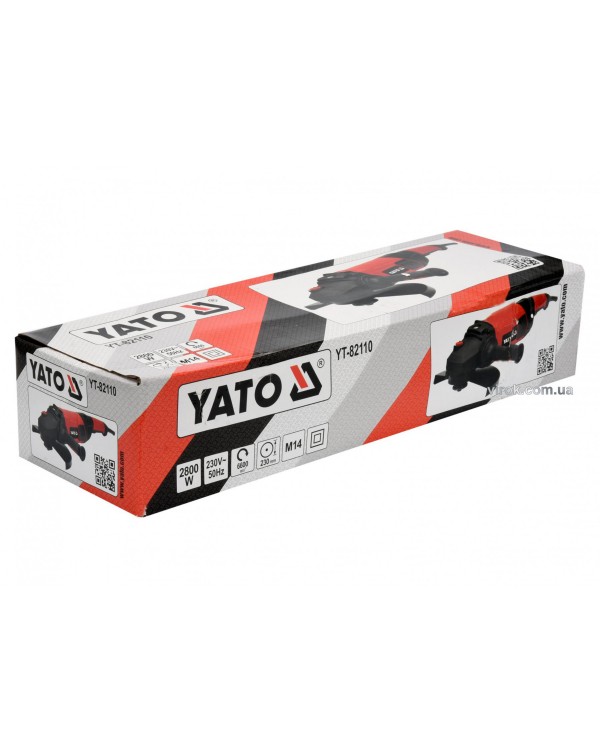 Шлифмашинка угловая Yato 2800 ВТ