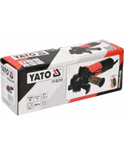Шлифмашинка угловая Yato 1100 ВТ YT-82101 с регулировкой оборотов-foto4