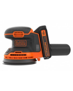 Эксцентриковая аккумуляторная шлифовальная машинка BLACK+DECKER BDCROS18-QW