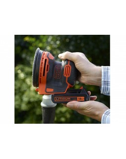Эксцентриковая аккумуляторная шлифовальная машинка BLACK+DECKER BDCROS18-QW-foto5