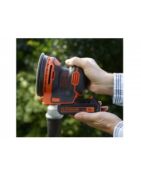 Эксцентриковая аккумуляторная шлифовальная машинка BLACK+DECKER BDCROS18-QW-foto5