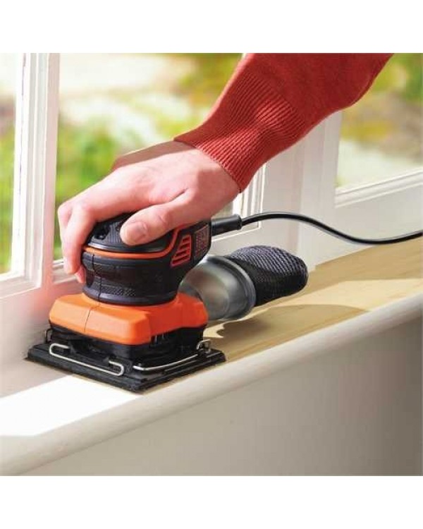Плоскошлифовальная машинка BLACK+DECKER KA450-QS 220 ВТ