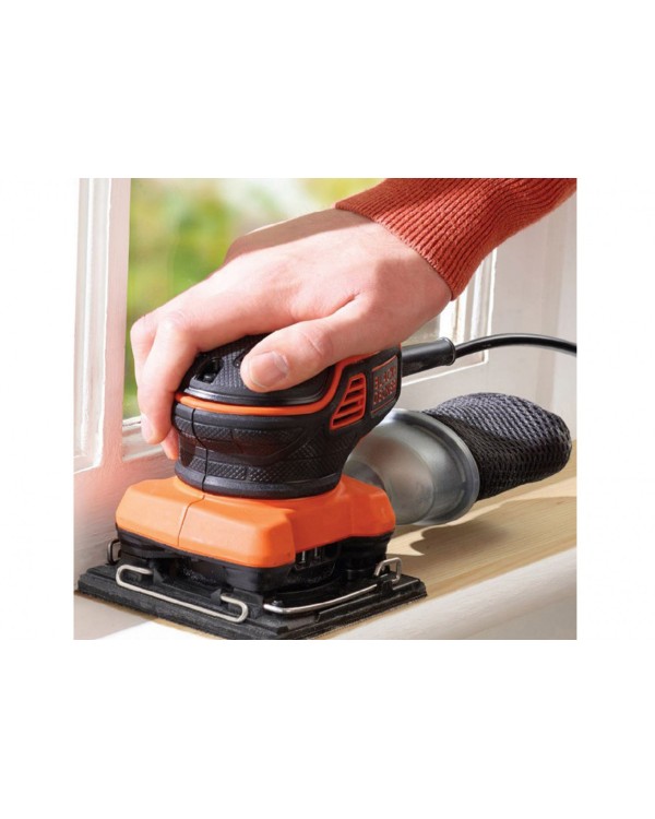 Плоскошлифовальная машинка BLACK+DECKER KA450-QS 220 ВТ