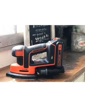 Аккумуляторная плоскошлифовальная машинка BLACK+DECKER BDCDS18-QW-foto3