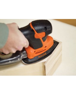 Плоскошлифовальная дельтовидная машинка  "MOUSE" BLACK+DECKER KA2500K-QS 120 ВТ-foto5