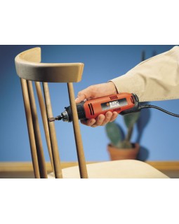 Универсальный электроинструмент BLACK+DECKER RT650KA-QS 90 ВТ + 87 аксесуаров-foto2