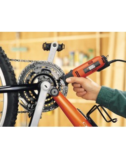 Универсальный электроинструмент BLACK+DECKER RT650KA-QS 90 ВТ + 87 аксесуаров-foto3