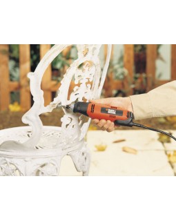 Универсальный электроинструмент BLACK+DECKER RT650KA-QS 90 ВТ + 87 аксесуаров-foto4