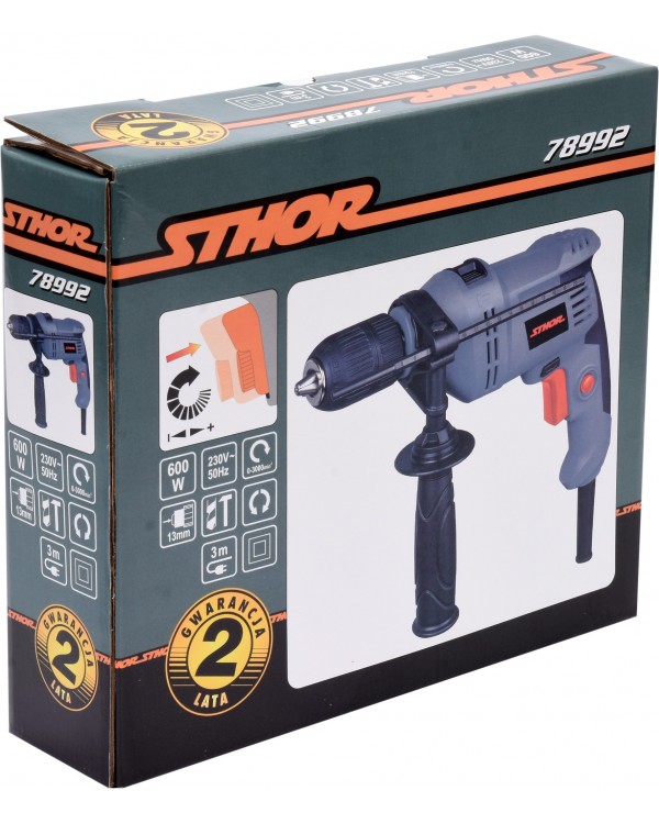 Дрель ударная STHOR 600 ВТ 78992
