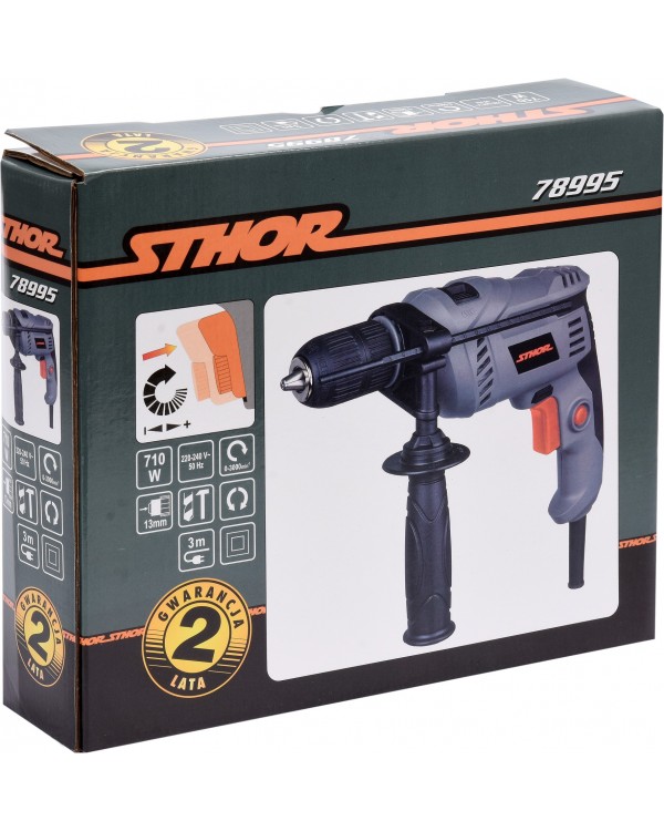 Дрель ударная STHOR 710 ВТ, 78995