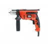 Дрель ударная, с быстрозажимным патроном BLACK+DECKER 710 ВТ, CD714CRESKA
