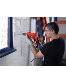 Дрель ударная BLACK+DECKER 500 ВТ, KR504CRE-XK-foto5
