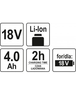Аккумулятор универсальный YATO LI-ION 18 В 4 АЧ.-foto4