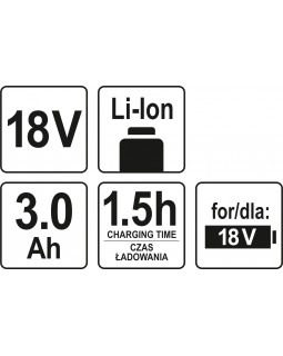 Аккумулятор универсальный YATO LI-ION 18 В 3 АЧ-foto3