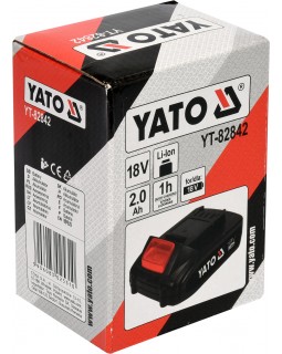 Аккумулятор универсальный YATO LI-ION 18 В 2 АЧ-foto4