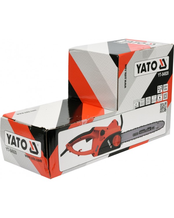 Электропила цепная Yato 40 см, 2200 Вт, YT-84920