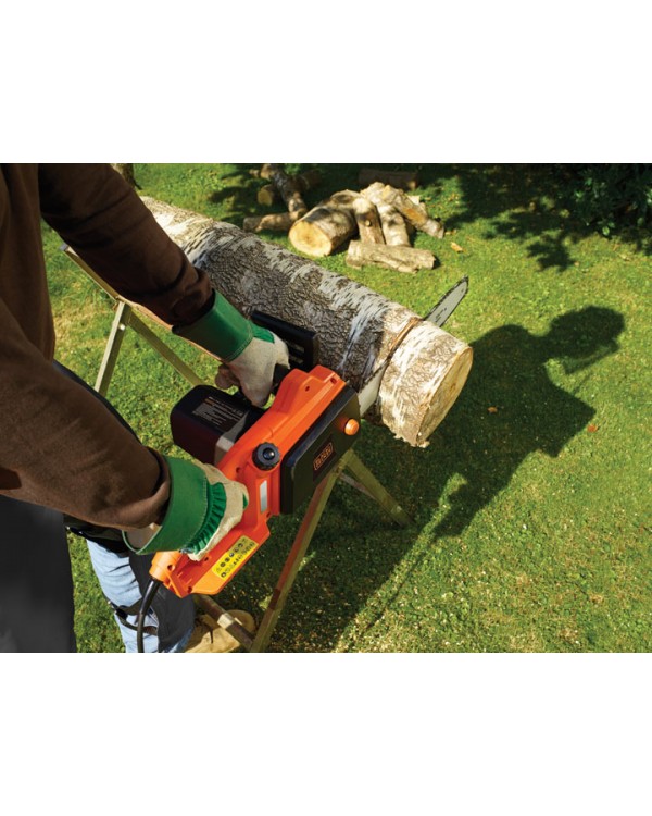 Электропила цепная аккумуляторная BLACK+DECKER 35 см, 1800 Вт, CS1835