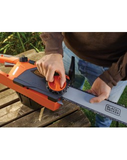 Электропила цепная аккумуляторная BLACK+DECKER 45 см, 2200 Вт, CS2245 -foto6