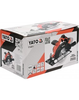 Пила дисковая аккумуляторная YATO YT-82811, (без аккумулятора и зарядного устройства)-foto3