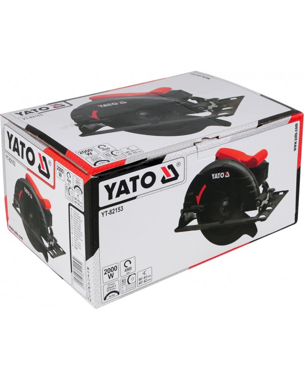 Пила дисковая YATO 2000 Вт, YT-82153