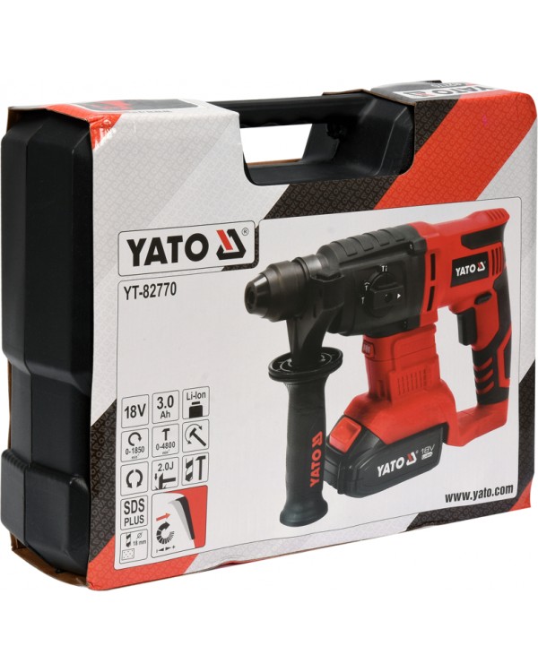 Перфоратор аккумуляторный YATO YT-82770