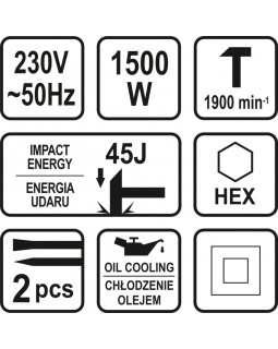 Отбойный молоток STHOR 1500 Вт, 79090-foto6