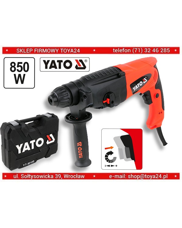 Перфоратор YATO 850 Вт, YT-82120