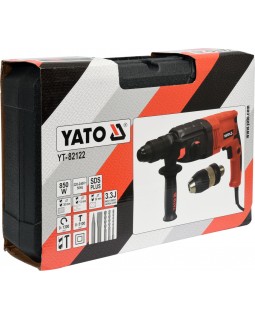 Перфоратор YATO 850 Вт, YT-82122 (в кейсе с акссесуарами)-foto7