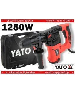 Перфоратор YATO 1250 Вт, YT-82125 в кейсе-foto5