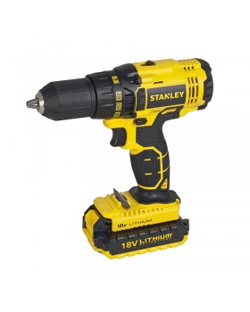 Шуруповерт-дрель аккумуляторный STANLEY SCD20S2K-RU (в кейсе + 2 аккумулятора 1.5 Ач)