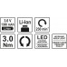 Отвертка аккумуляторная YATO YT-82760 LI-ION 3.6 В, 1.3 АЧ, 3 НМ