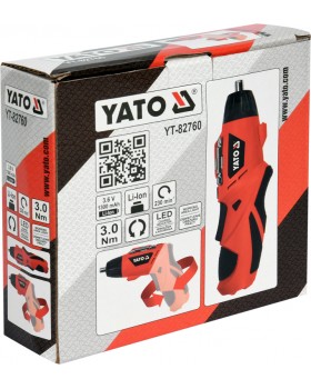 Отвертка аккумуляторная YATO YT-82760 LI-ION 3.6 В, 1.3 АЧ, 3 НМ-foto8