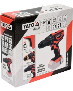 Шуруповерт-дрель ударный, аккумуляторный YATO YT-82789 (без аккумулятора и зарядного устройства)-foto4