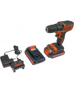 Шуруповерт-дрель аккумуляторный BLACK+DECKER BDCDC18KB (в кейсе + 2 аккумулятора)-foto2