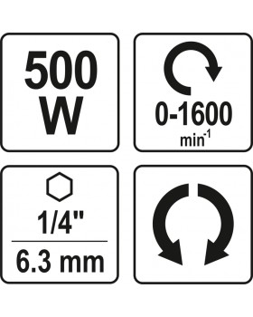 Шуруповерт YATO 500 Вт, YT-82070-foto4