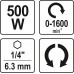 Шуруповерт YATO 500 Вт, YT-82070