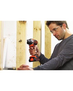 Шуруповерт-дрель аккумуляторный BLACK+DECKER MT218KB-QW (в кейсе с аксессуарами + 2 аккумулятора)-foto5