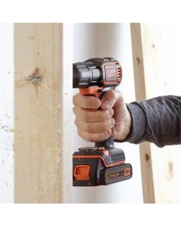 Шуруповерт-дрель аккумуляторный BLACK+DECKER ASD18KB (в кейсе + 2 аккумулятора)-foto3
