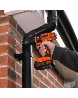 Шуруповерт-дрель аккумуляторный с бесщеточным двигателем BLACK+DECKER BL186KB-QW (в кейсе + 2 аккумулятора)-foto3