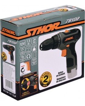 Шуруповерт-дрель аккумуляторный STHOR 78101-foto3