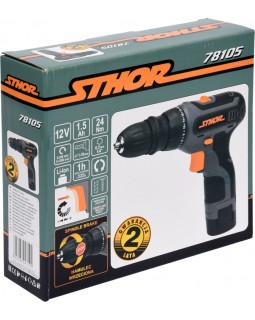 Шуруповерт-дрель аккумуляторный STHOR 78105 (со сменным патроном)-foto5