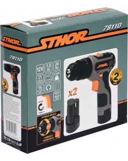 Шуруповерт-дрель аккумуляторный STHOR 78110 (2 аккумулятора)-foto6
