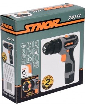 Шуруповерт-дрель аккумуляторный STHOR 78111-foto3