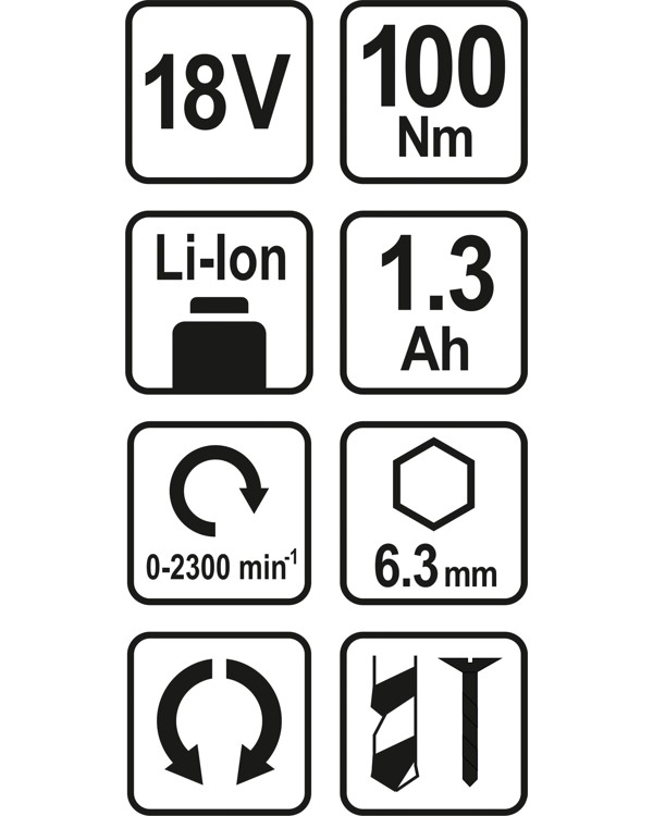 Гайковерт аккумуляторный STHOR 78961