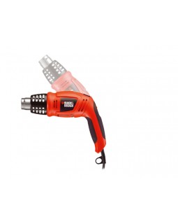 Фен строительный BLACK+DECKER 1800 Вт, KX1693 (в кейсе с насадками)
