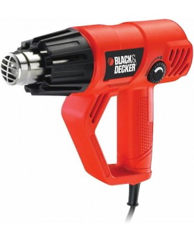 Фен строительный BLACK+DECKER 2000 Вт, KX2001K (в кейсе с насадками)