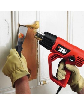 Фен строительный BLACK+DECKER 2000 Вт, KX2001K (в кейсе с насадками)-foto2