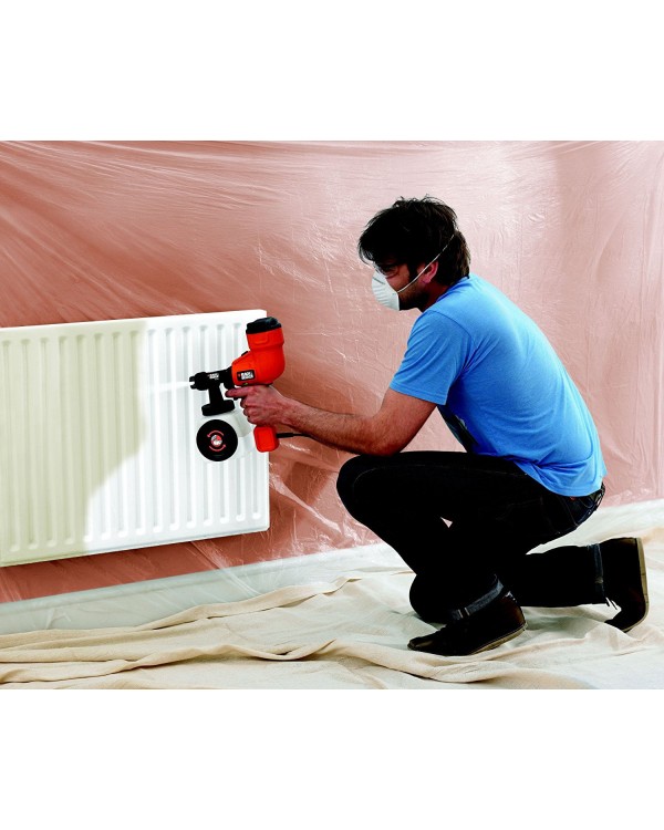 Краскораспылитель BLACK+DECKER 400 Вт, HVLP200-QS