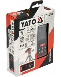 Дальномер лазерный YATO YT-73126 (0.2 - 40 метров, 10 режимов)-foto3