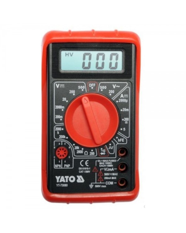 Мультиметр цифровой YATO YT-73080